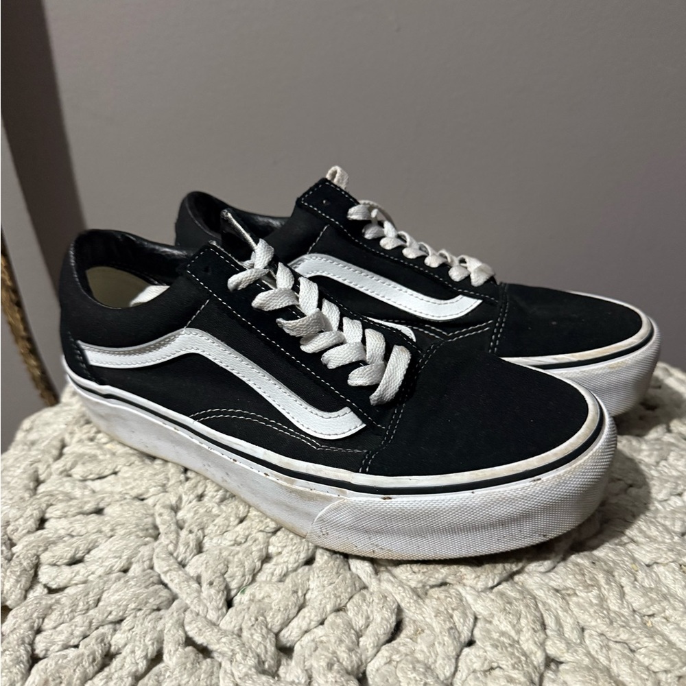 Vans Black and White Women's Sneakers